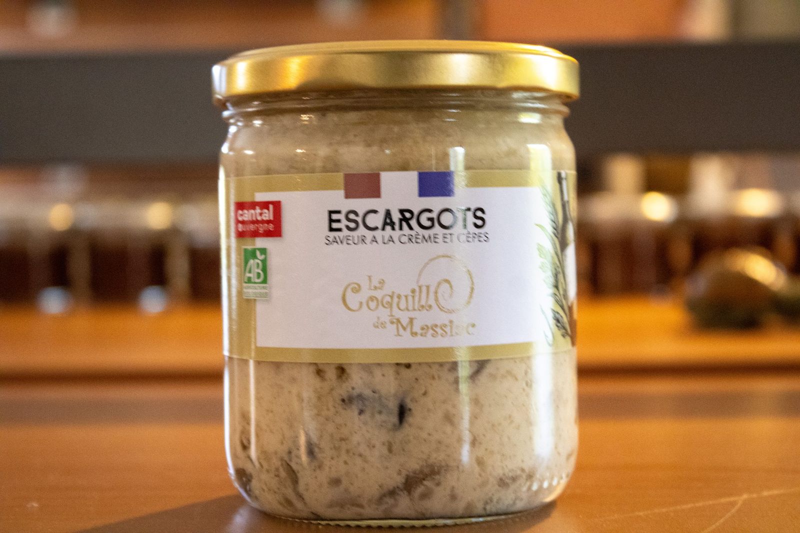 Escargots à la crème et aux cèpes